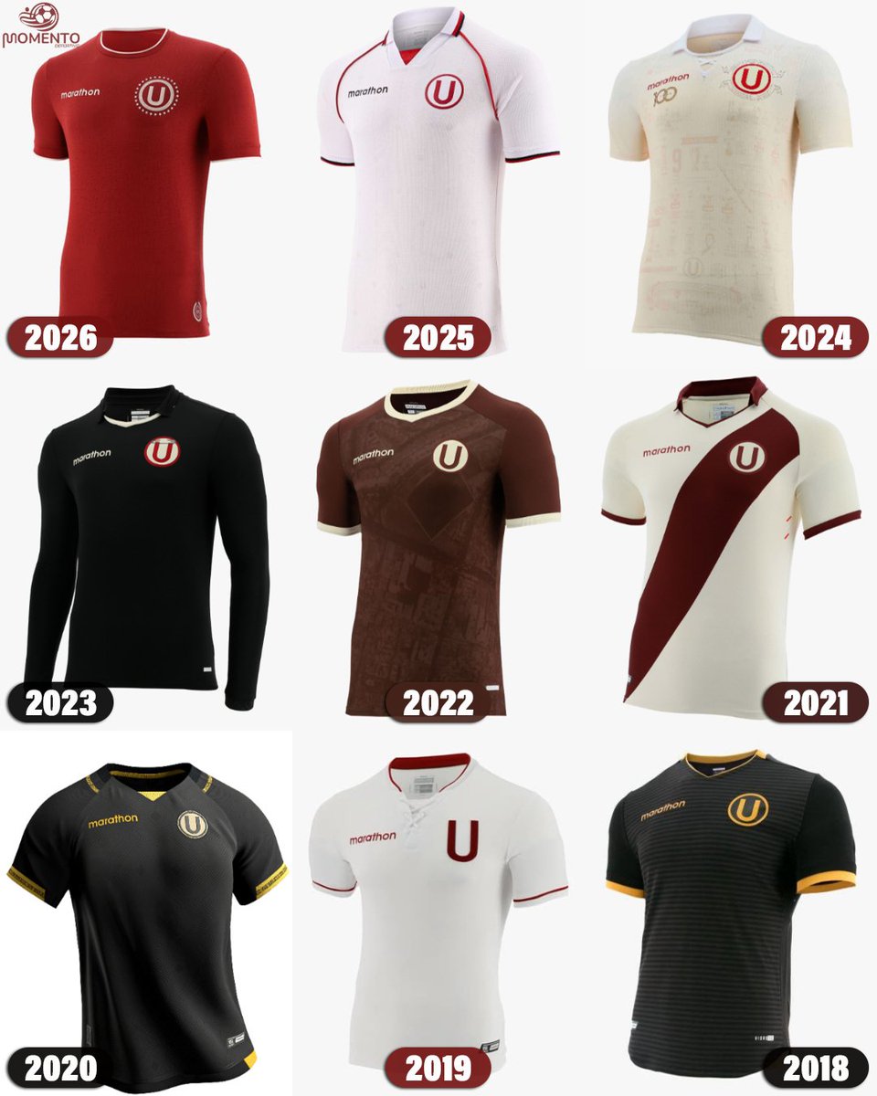 MDeportivope's tweet photo. ⭐️ ¡LA 'U' ESTÁ DE ANIVERSARIO! El repaso a las camisetas conmemorativas de Universitario de Deportes en las últimas temporadas.

2022 - 70° aniversario del Estadio Lolo Fernández
2021 - Bicentenario de la Independencia del Perú
2020 - 20 años del Tricampeonato

📸 @Universitario https://t.co/Q78hLWrVqe