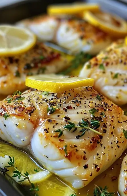 ann_ann886's tweet photo. Zesty Lemon Butter Fish Fillet

Serves: 4 • Prep: 10 minutes • Cook: 12 minutes • Total: about 22 minutes

Ingredients
For the fish
4 white fish fillets (cod, halibut, haddock, tilapia, or sea bass), about 5–6 oz each
1 tsp salt
1/2 tsp black pepper
1/2 tsp paprika
1/2 tsp garlic powder
2 tbsp all-purpose flour, optional for a light crust
1 tbsp olive oil
2 tbsp butter
For the lemon butter sauce
3 tbsp butter
3 garlic cloves, minced
1/2 cup chicken broth or dry white wine
2 tbsp fresh lemon juice
1 tsp lemon zest
1 tsp honey, optional
1 tbsp chopped parsley
1/2 tsp dried thyme or 1 tsp fresh thyme leaves
Pinch of red pepper flakes, optional
For serving
Lemon slices or wedges
Extra parsley
Steamed rice, mashed potatoes, or roasted vegetables

Instructions
1. Season the fish
Pat the fish dry with paper towels. Season both sides with salt, pepper, paprika, and garlic powder.
If you want a little extra golden crust like in the photo, lightly dust each fillet with flour and shake off the excess.
2. Sear the fish
Heat olive oil and 2 tbsp butter in a large skillet over medium-high heat.
Add the fillets and cook for 3–4 minutes on the first side, without moving them too much, until golden.
Flip carefully and cook another 2–3 minutes, until the fish is just opaque and flakes easily. Transfer to a plate.
3. Make the lemon butter sauce
Lower the heat to medium. Add 3 tbsp butter to the same pan.
Stir in the garlic and cook for about 20 seconds, just until fragrant.
Pour in the broth or wine and let it simmer for 1–2 minutes, scraping up the browned bits from the pan.
Add lemon juice, lemon zest, thyme, parsley, and red pepper flakes if using. If you like a slightly glossy, balanced sauce, stir in the honey.
Let the sauce simmer for another minute.
4. Finish
Return the fish to the pan and spoon the sauce over the top for 30–60 seconds, just to warm through.

Top with extra parsley and lemon slices.
Tips
Dry fish sears better, so do not skip patting it dry.
Do not overcook or the fillets can fall apart and turn dry.
Cod and halibut work especially well for this recipe.
For a richer finish, add 1 extra tablespoon cold butter at the end and swirl it in.
Easy variations
Add capers for a brighter, briny version.
Swap parsley for dill if you want a fresher herb flavor.
Add a splash of cream for a silky lemon cream sauce.
Quick serving idea
Serve this with garlic rice, buttery mashed potatoes, or roasted asparagus for an easy restaurant-style dinner.