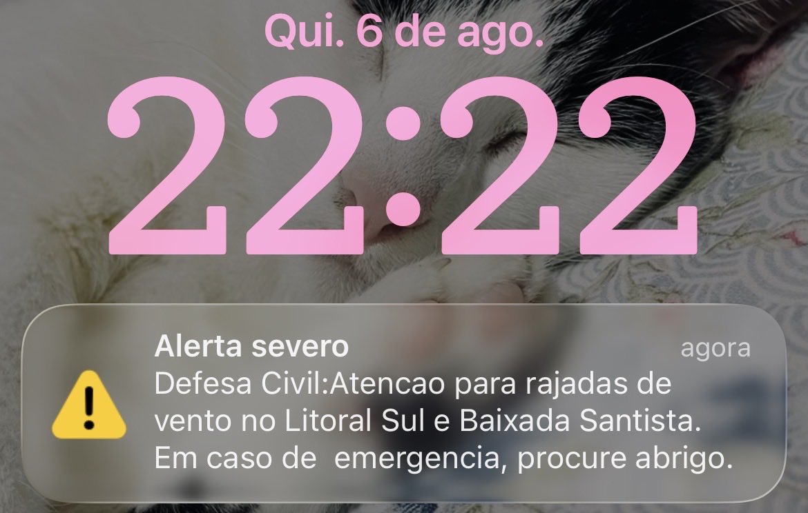 _karynramos's tweet photo. a mensagem da defesa civil é quase um mini infarto né https://t.co/b4GKR6VjkW