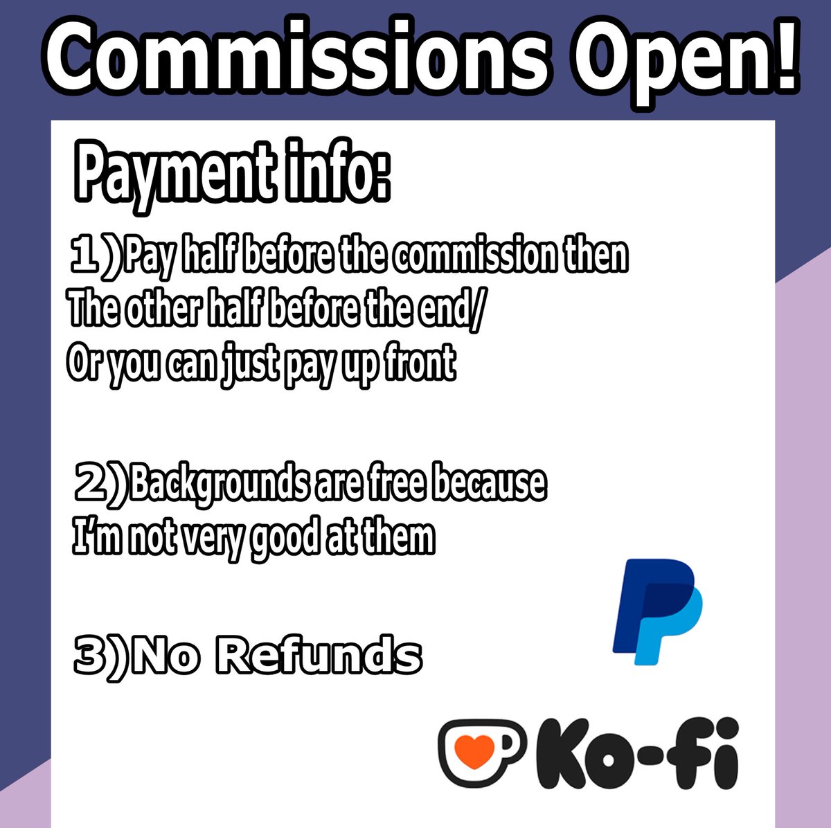 ratguyy's tweet photo. Comms open❗️
Dm for more info, can use discord for dm if needed
Unlimited slots open❗️ https://t.co/MacNseX9ww