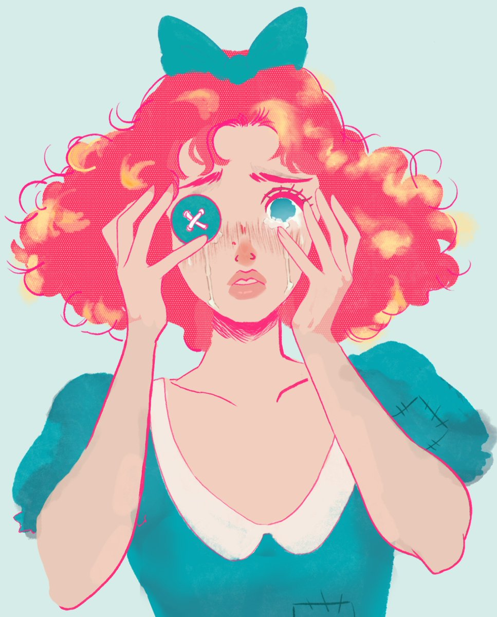 angeldrop156's tweet photo. before / after — the halftone in her hair was my favourite part ✨

#TheAmazingDigitalCircus #tadcfanart https://t.co/nx0mhpUpyv