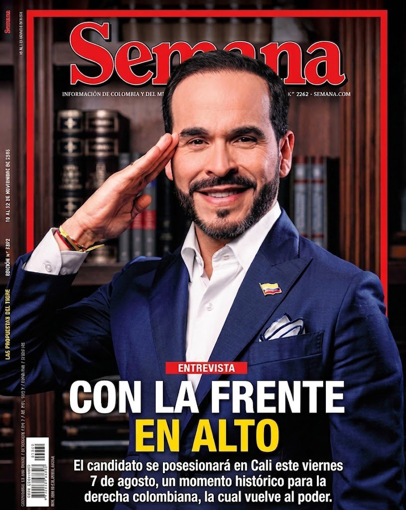 saintsarki's tweet photo. No puedo creer la nueva portada de Semana 🤣 https://t.co/3O42t00PRE