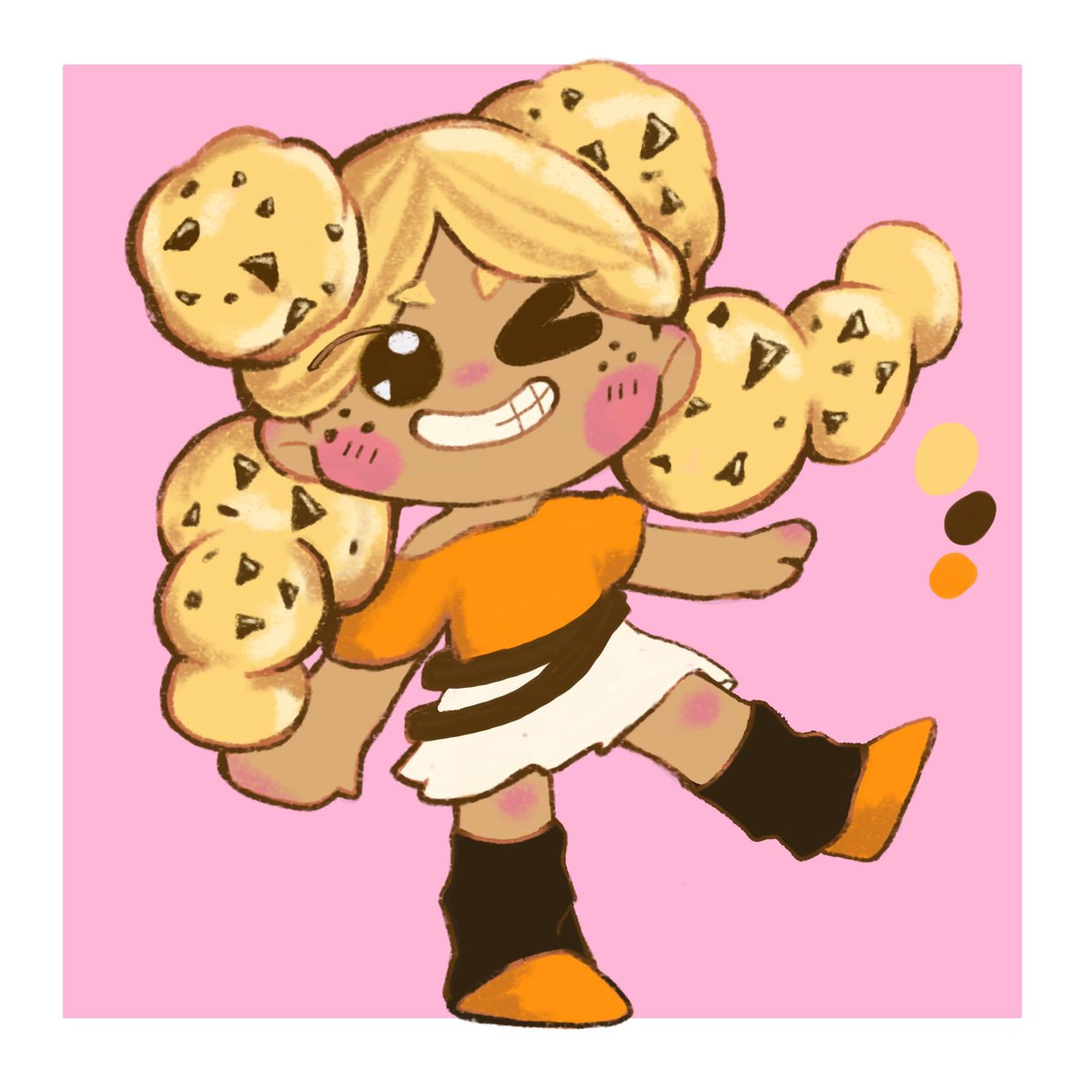 yuki_trpg01's tweet photo. 3人目！
チョコチップクッキーの女の子🍪
元気でハツラツ、かわいいね🥰 https://t.co/fRfHUu0Wv8