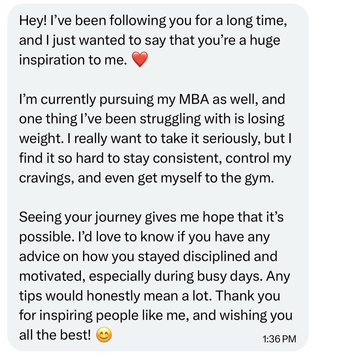 RoamingKam's tweet photo. “Stop posting about your weight loss”

“You post it weekly”

“We get it, you lost weight”

I won’t shut up. I am here to inspire. To let others know they’re not alone. 

These messages keep me going. 🥹❤️ https://t.co/P4icMz1rv9