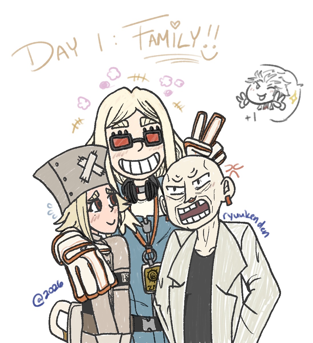 ryuukenden4's tweet photo. Day 1: Family!!!! The Stilza family is so cute I love them 💕 #AugustWeek https://t.co/HdkSIcwUtl
