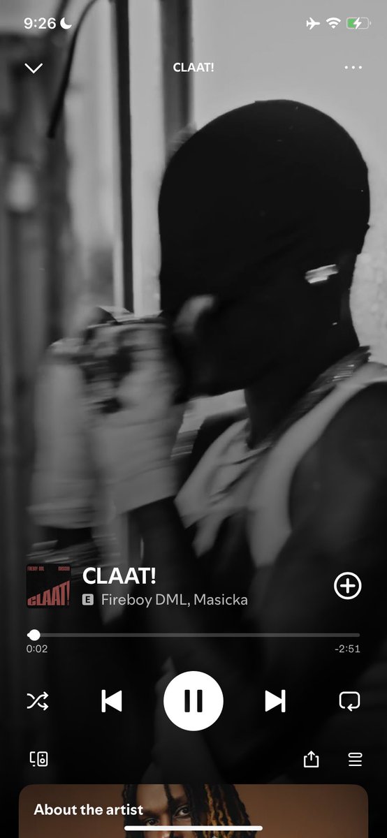 perez_oo1's tweet photo. Is CLAAT! Fireboy’s best collaboration of the year? 👀🔥
The chemistry with Masicka is insane. If you haven't bumped this yet, go press play right now! 🎶
#CLAAT #FireboyDML #Masicka #Afrobeats2026 #NewMusicAlert #NowPlay https://t.co/psrPVRpU4S