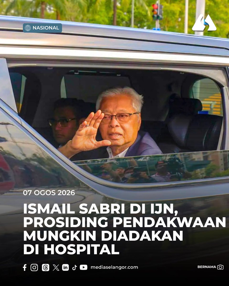 Media_Selangor's tweet photo. Ismail Sabri akan didakwa berkaitan perisytiharan harta di bawah Akta Suruhanjaya Pencegahan Rasuah Malaysia (SPRM).
Baca selanjutnya: https://t.co/glt5DaAsO4
#MediaSelangor #IsmailSabri #prosiding #mahkamah https://t.co/FAkqhH4F71