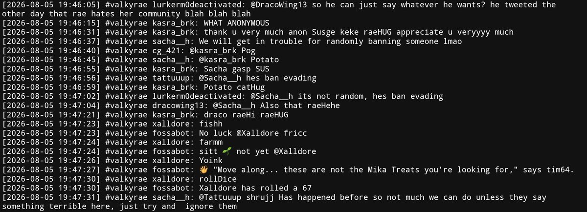 J59587831's tweet photo. @southsider97 @Sparda06360 That doesn't make what I'm saying wrong. Here's the logs from yesterday when they were talking about it. https://t.co/r6njiaWU9O