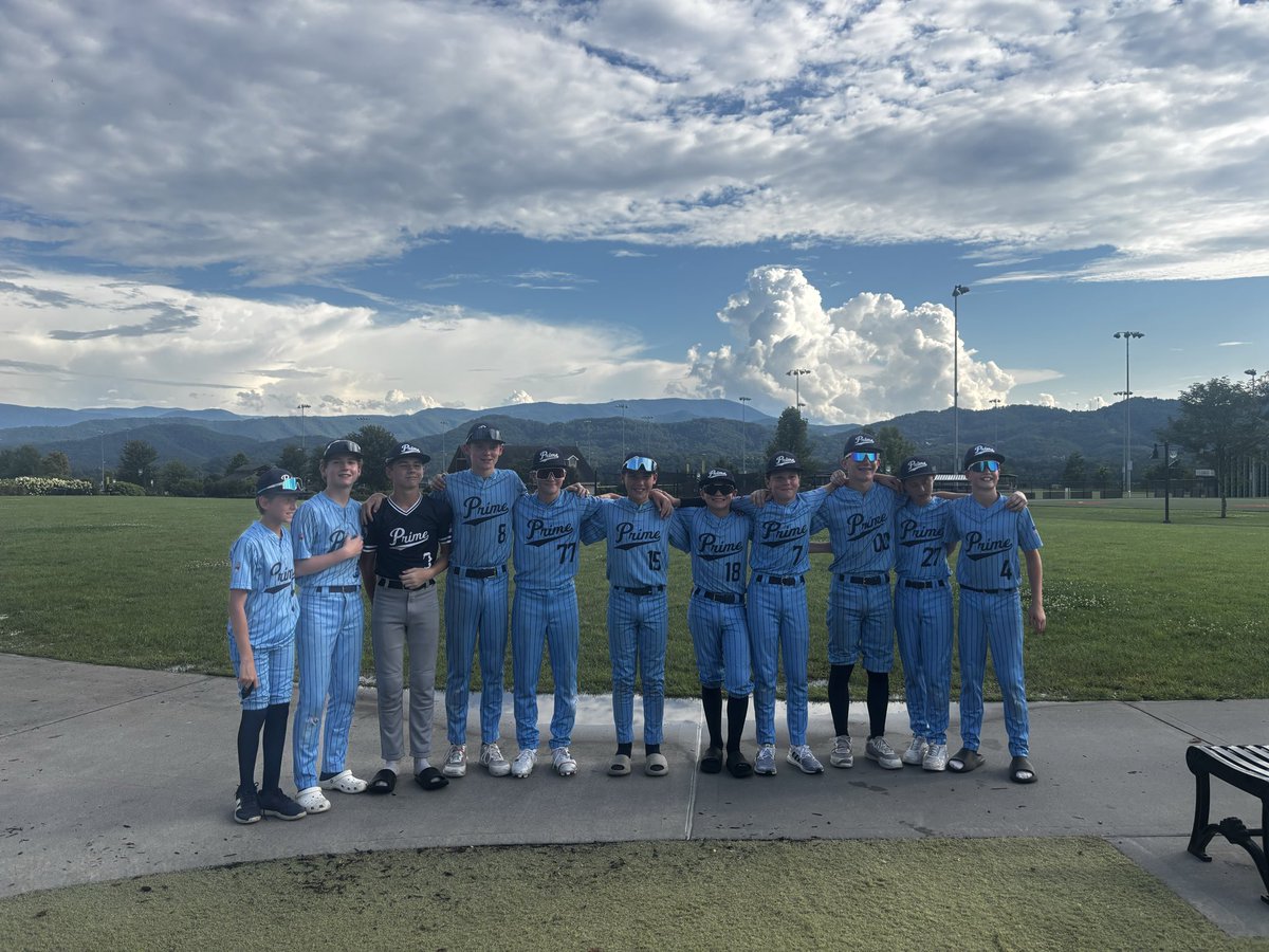 NE_Pt78's tweet photo. Well, that’s a wrap on the 2026 13U season for Pt78!

Pt78 played an incredible game today vs the NE Mariners.   Going down 2-0 early, Pt78 battled every pitch & inning and eventually tied it up 2-2 in the top of the 7th.  But with two outs in the bottom of the 7th, the Mariners got a hit with a runner on 2nd to win in a walk off.   Such a great game by both teams. 

Couldn’t be prouder of the way these boys competed and got better all season.   Already looking forward to Fall Ball and the 2027 14U season with these boys!  

Speaking of next year, stay tuned, we’ll have some exciting Pt78 news coming soon! 😉

And, we would also like to give a big shoutout and thank you to @RipkenBaseball and the Pigeon Forge, TN Blue Smoke Experience!  What an incredible venue, and well run event.  It was a wonderful setting for our final tournament of the year.  Could not recommend it enough!!

#RipkenBaseball
#PigeonForge