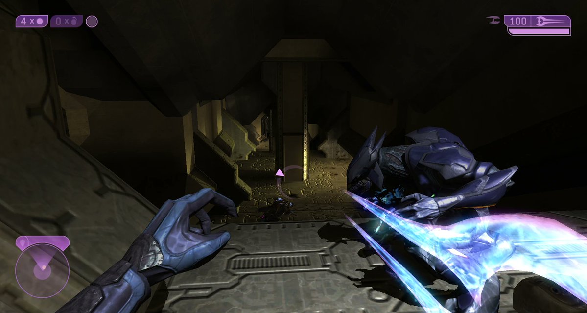 aefirestone's tweet photo. @TheIshikawaRin Something about Halo 2's original graphics make it special and enchanting. It also would've look better with the original stencil shadows originally planned but scrapped for technical reasons. https://t.co/KpztRHUtdj
