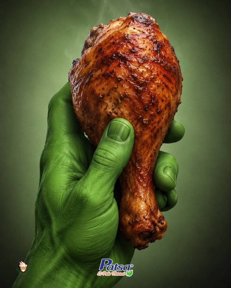 pollopatsa's tweet photo. Hay antojos que despiertan hasta tu lado más salvaje 💚🍗

#hulk #fyp #pollo #proteina #antojo #delicia #PolloPatsa #ElPolloNatural #AntojoIrresistible #FoodLovers #AmantesDelPollo #SaborQueConquista https://t.co/OyTHiYe9Rn