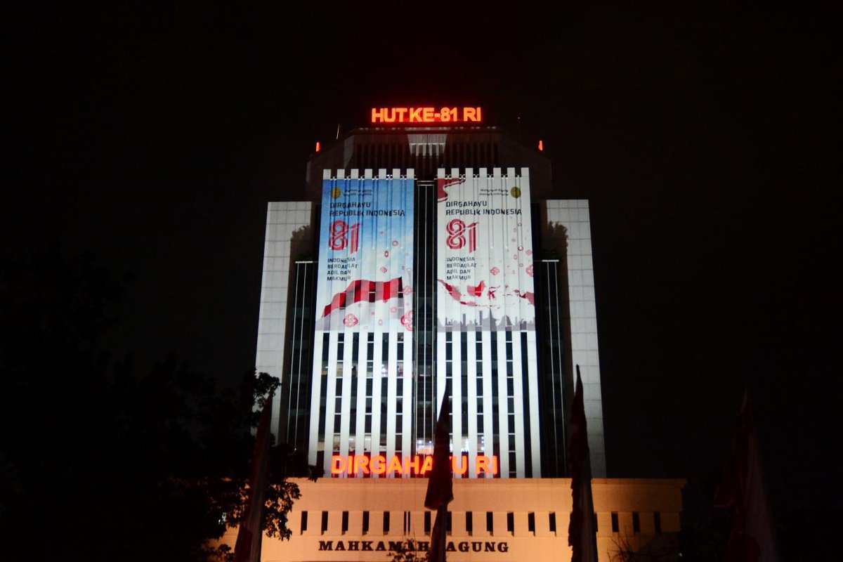 jakpost's tweet photo. Independence Day logo becomes protest canvas - Politics - The Jakarta Post #jakpost https://t.co/oMcApsyykt https://t.co/tLmS49Yc5q