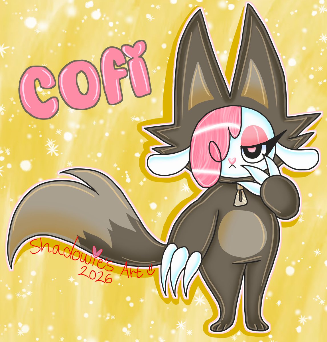 ShadowiesArt's tweet photo. 🐑🐺🤎Cofi Fanart🤎🐺🐑
#ChiknNuggit #ChiknNuggitFanart #Fanart #DigitalArt #Cofi #FireAlpacaArtist #CuteArtstyle #CartoonyArtstyle https://t.co/GxkBGwQd1o