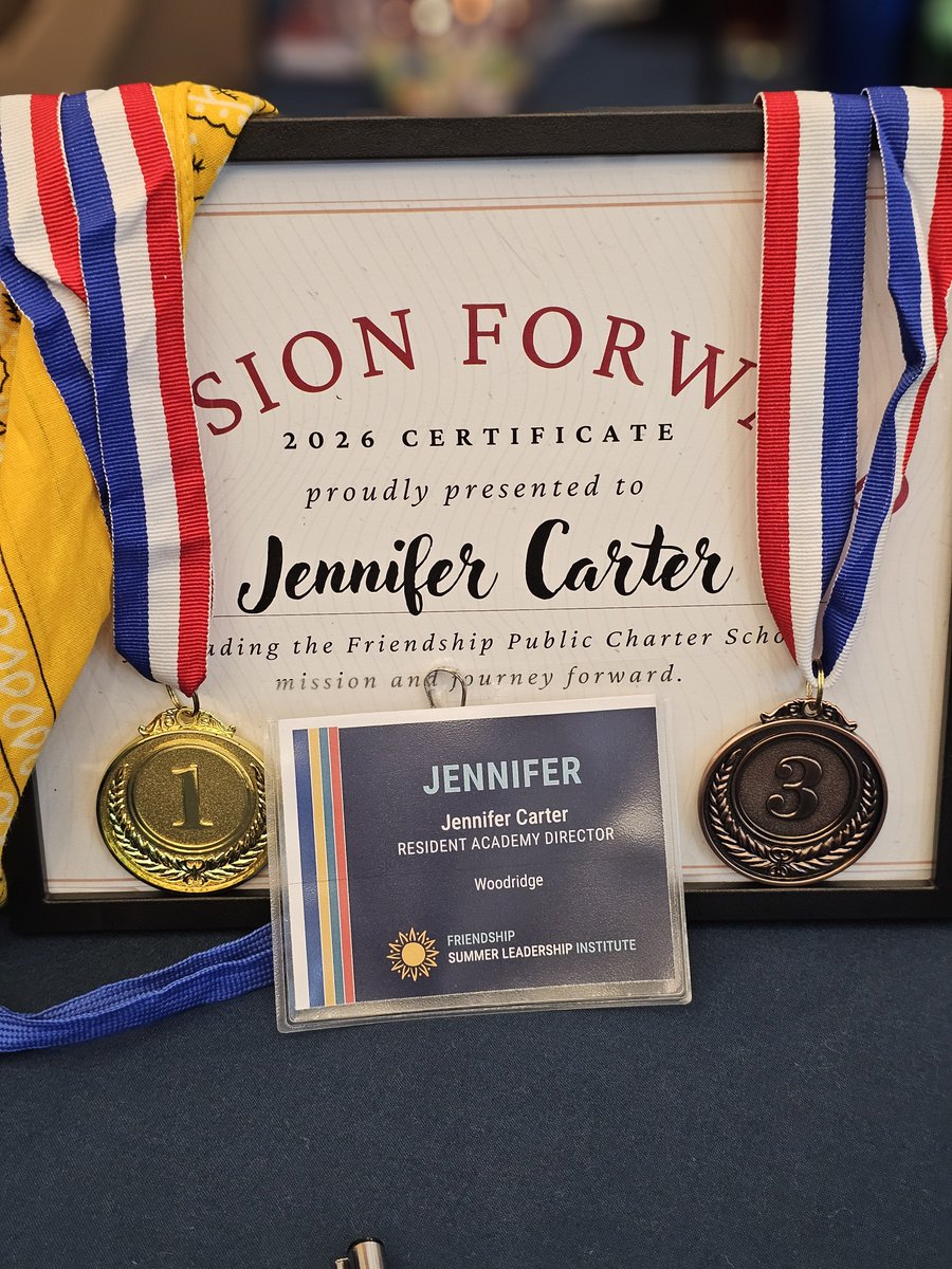 MrsCartertheAP's tweet photo. Leadership is a journey...and I’m proud of every step forward. Learning, growing, leading, and preparing to make an even greater impact for our scholars and school community. LET'S GOOO!!!
#FPCSWD #OneFriendship #FriendshipsJourneyto30 #AspireMore @FriendshipPCS @FPCS_Woodridge https://t.co/E1ZzdIgwve