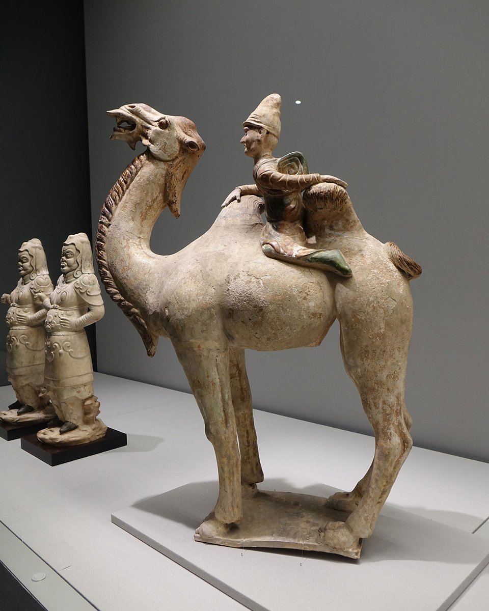 🐪…ラクダに乗って🐪… 陶磁展示「中国の陶俑―土に託した不滅の生―」で