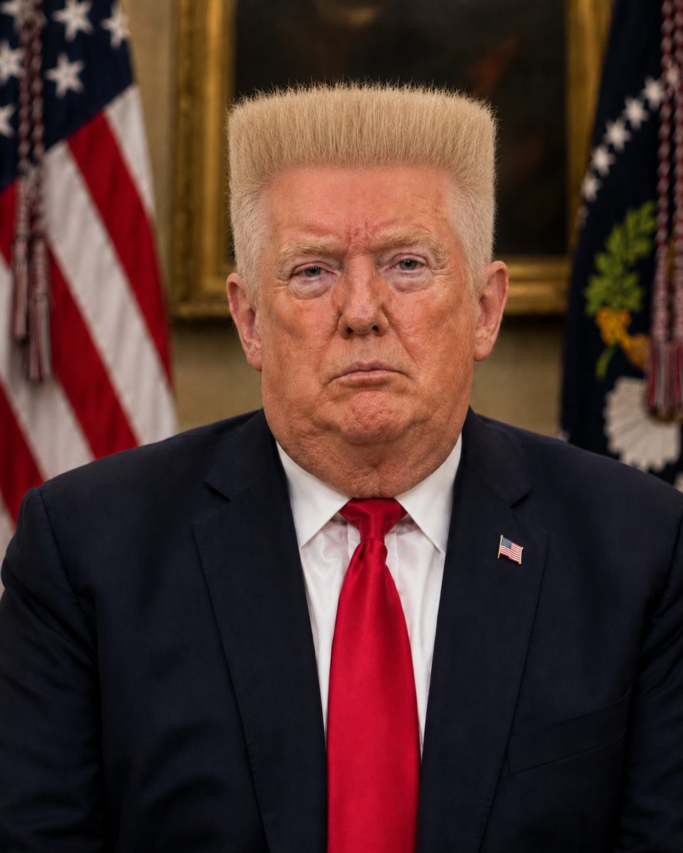 schmook's tweet photo. How Trump sees himself vs how he really looks: https://t.co/9CGnl7tKrR