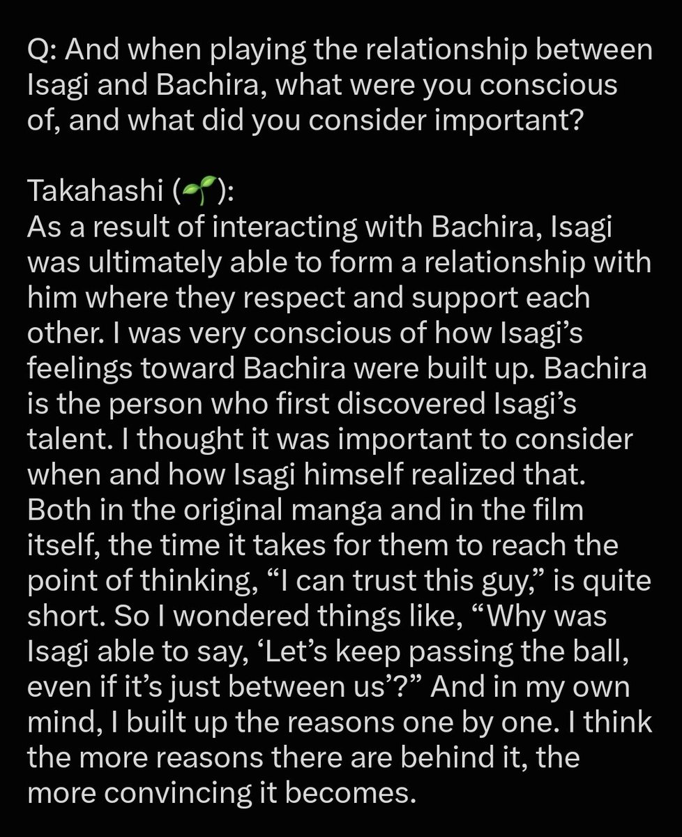 isbc_updates's tweet photo. Interview with Fumiya (Isagi's Actor) &amp; Kaito (Bachira's actor) about Bachisagi's relationship!

Thanks to @BachiGoisu for the translations and info!!

#bachisagi #isabachi #isbc #bcis https://t.co/eSAniaXyd2