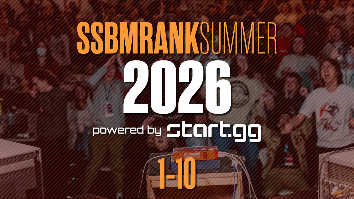 startgg's tweet photo. Saw the Supernova reveal and still want more? We've got your covered!

The top ten of SSBMRank Summer 2026 is here. Check the link below to read about the top ten best Melee players of the year so far, or catch up the entire ranking 👇 https://t.co/ZtaOiyjoi8