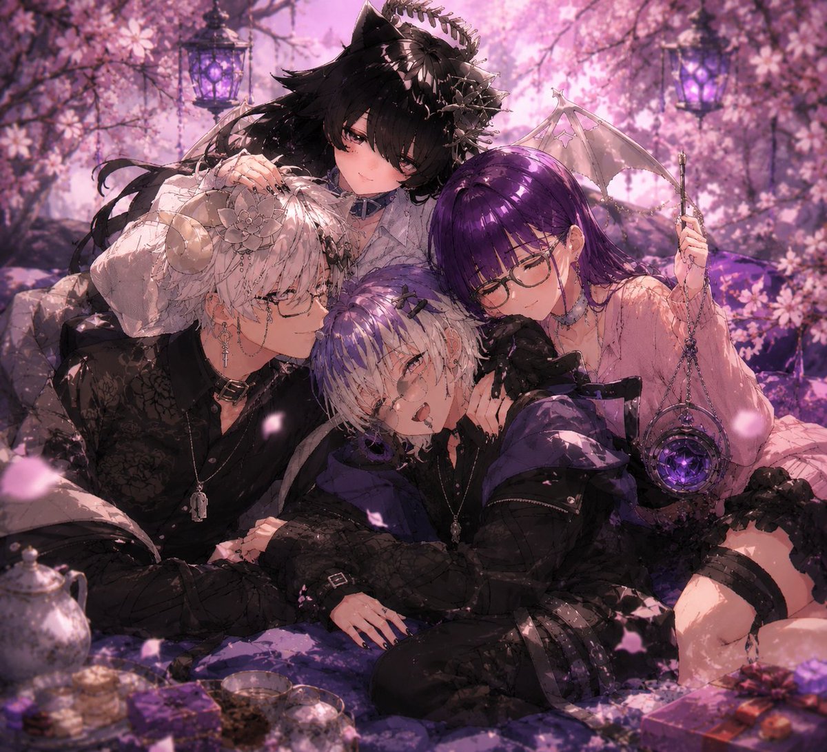 Jilshiru's tweet photo. 朝(？)枠、ﾊﾞｷｭｰﾝトークがお盛んであった。殺華、イナ、りくたん、さーんきゅーだぜー⸜(*˙꒳˙*)⸝ https://t.co/F6RZwJtnCW