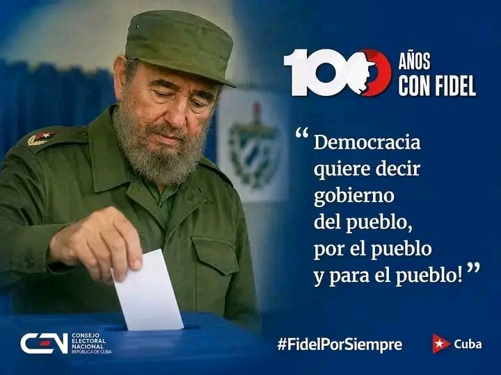 CEPStgo_Cuba's tweet photo. ¡Votar es sentir la Patria en las venas!
¡Es amar a Cuba con acciones llenas!
¡Es ser Martí, es ser Fidel,
¡Es defenderla siempre, hasta la muerte fiel! https://t.co/MfZSVRnIpT