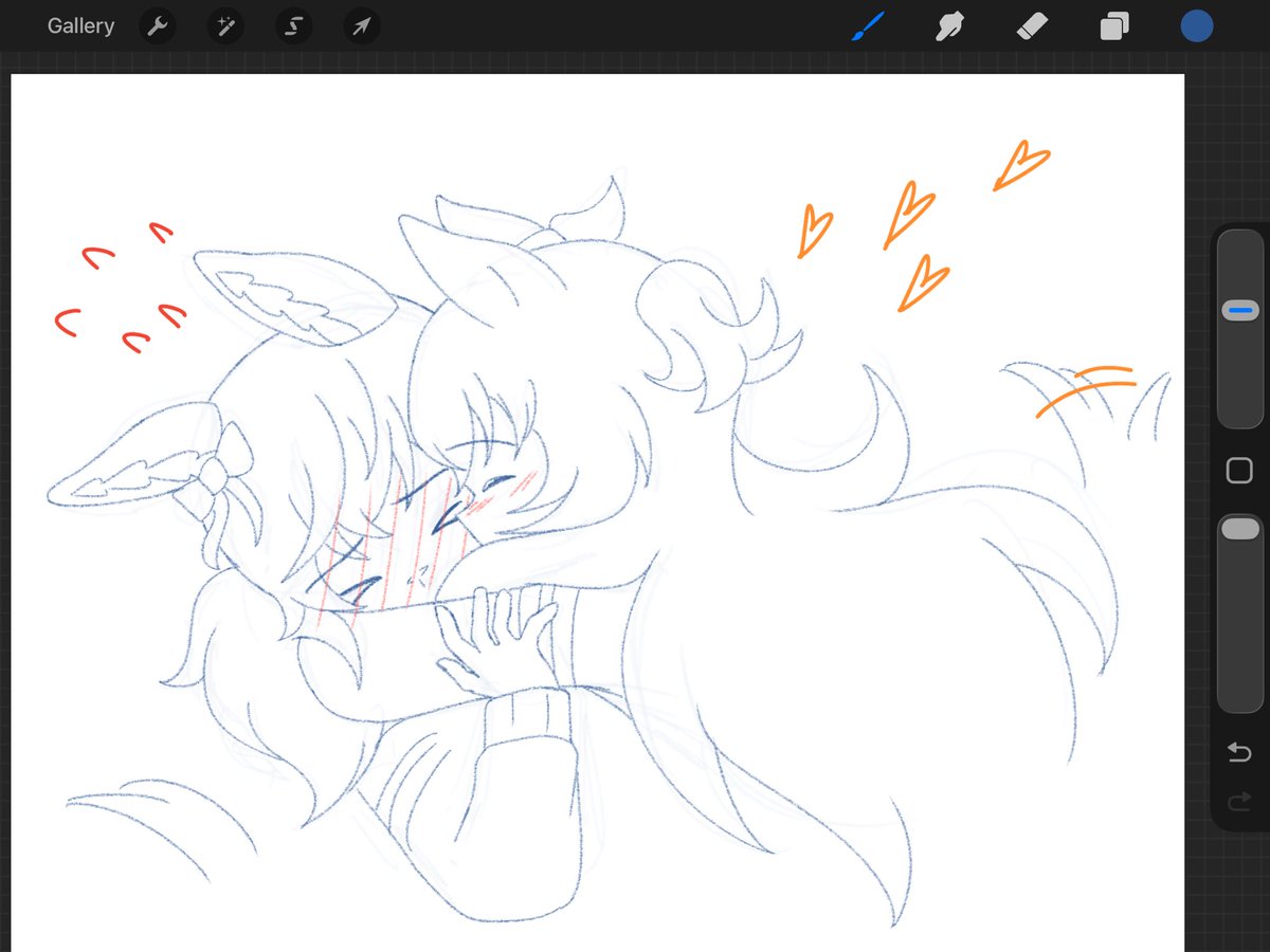 lykheiss's tweet photo. obligatory kisses attack https://t.co/ya00Gmdnfa
