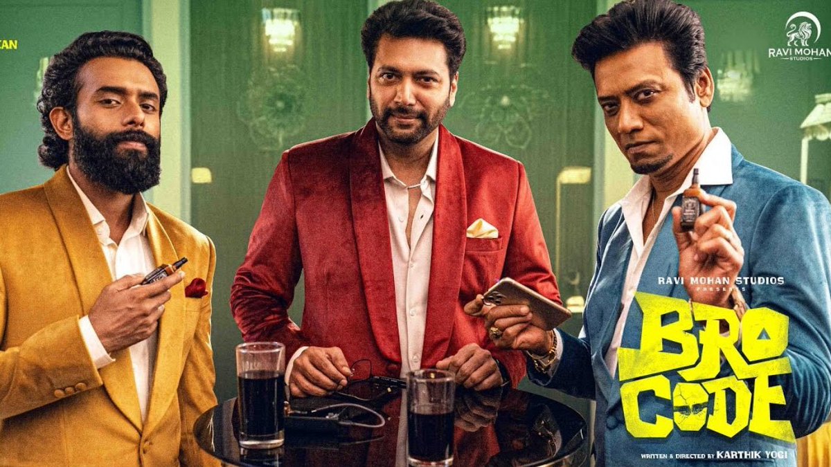 rockz_sath33239's tweet photo. The title of #RaviMohan , #SJSuryah ’s upcoming film #BroCode directed by #KarthikYogi has been changed to #BroClub. https://t.co/b574JWREp8