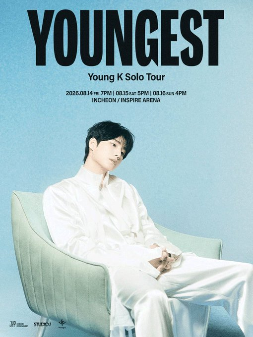 Planet_onepick's tweet photo. Young K Solo Tour 〈YOUNGEST〉 in INCHEON
영케이 솔로 투어 -인천

2026.08.14 (금)~2026.08.16 (일)

🔗 프로필 아래 위치 (오픈카톡)! https://t.co/8lZZhFH2b0