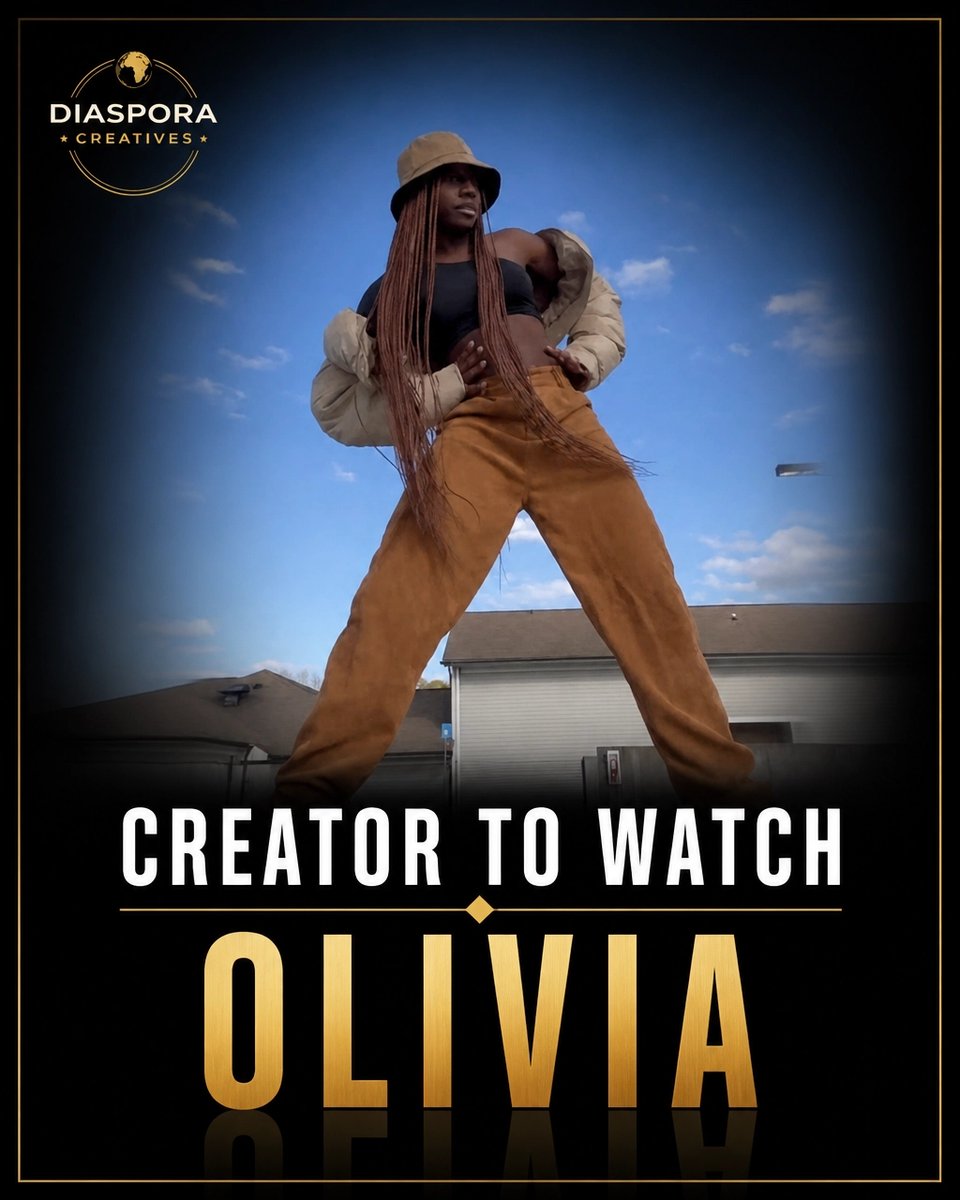 DiasporaCreativ's tweet photo. Choreographer &amp; dancer @olivia.danso is shaping culture through movement, story &amp; Afro-dance mastery in Atlanta. Click the link in bio to nominate! 🔗 #CreatorToWatch #OliviaDanso #AfroDance #diasporacreativesawards2026 https://t.co/k71FcxHLeO