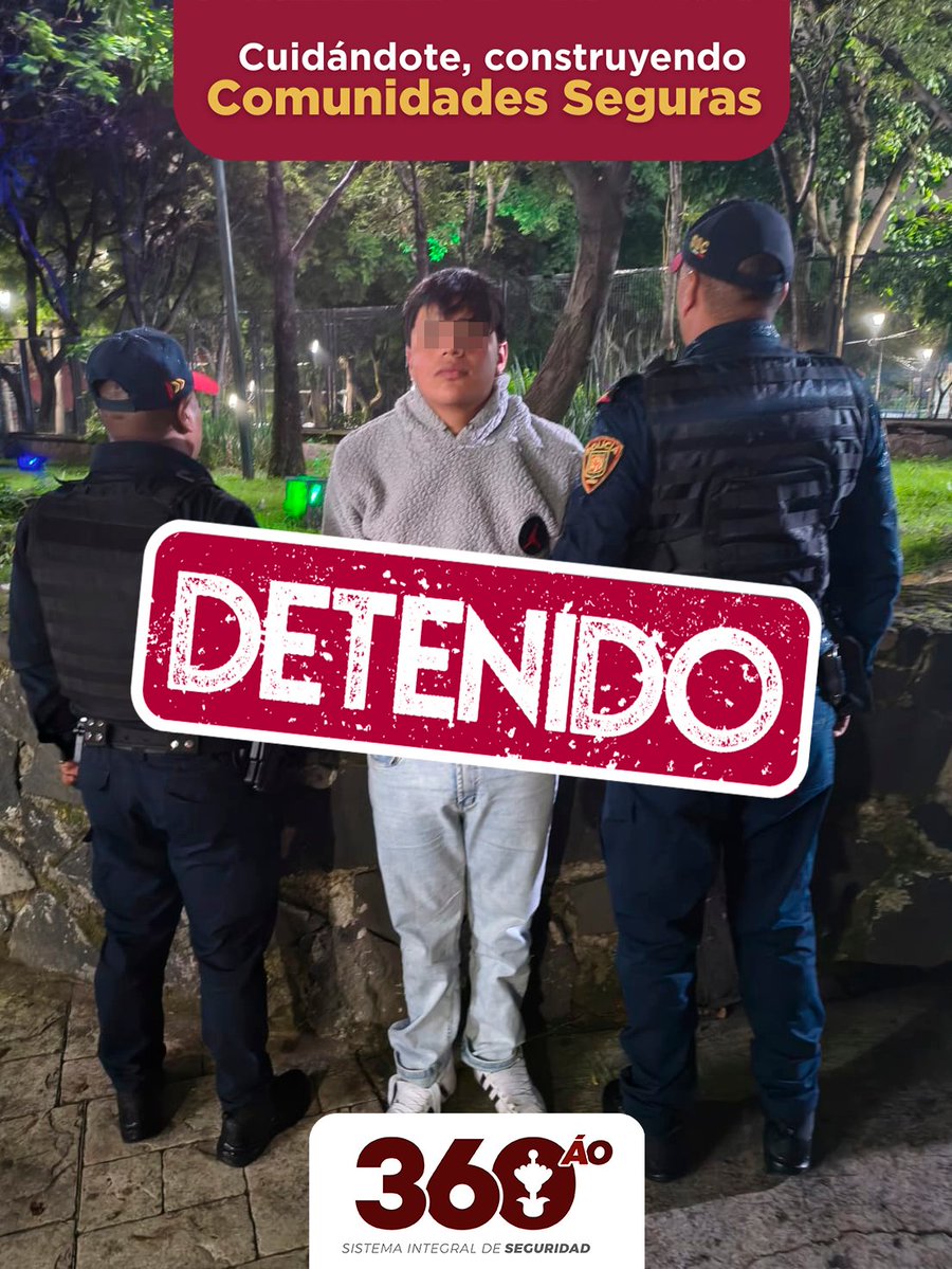 LopezCasarinJ's tweet photo. 🚨 Estamos combatiendo los delitos de alto impacto con la #Estrategia360ÁO que incorpora la inteligencia policial y el uso de tecnologías. El mensaje es claro: en Álvaro Obregón nos protegemos en comunidad. 

Como parte de este enfoque la policía adscrita a la Alcaldía Álvaro Obregón detuvo a una persona en la colonia Piloto Adolfo López Mateos por posesión de diversas dosis de aparentes sustancias ilícitas con fines de comercialización. 

📞 Realiza tu denuncia a #BasePlata: 55 5272 0222

#CasarínAlcalde
#TodoEsPosible