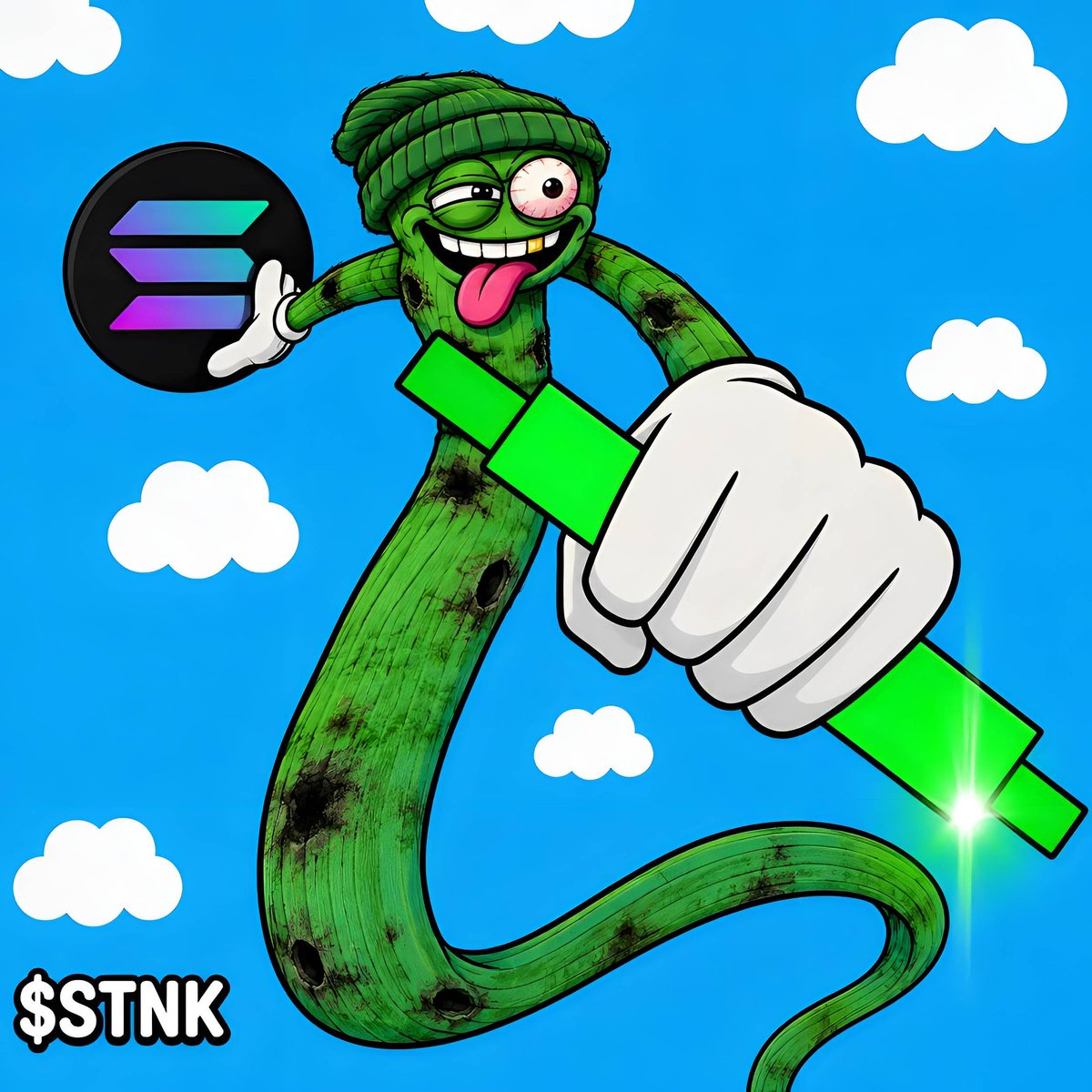 Sir_Luffi's tweet photo. My Art meme designs @Stinky_Dev 
I hope u like it

#STNK https://t.co/b35mGOQmjn