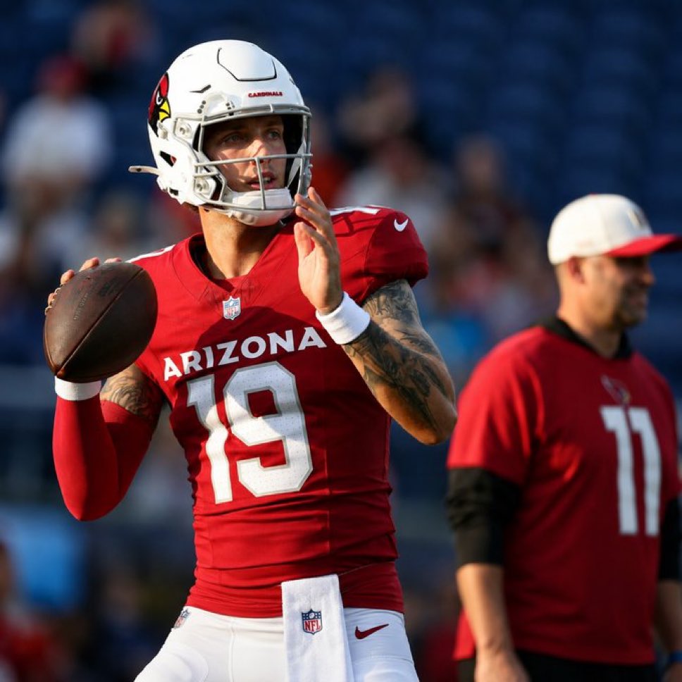 SleeperNFL: Carson Beck in his first preseason half:
13/16 (81 % CMP)
173 Passing Yards
1 Touchdown
BECK WAS SLINGING IT 🔥 https: