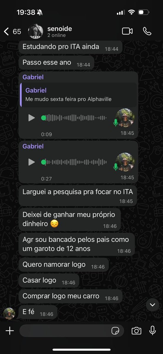 Marcususususus's tweet photo. saudades eternas, meu grande amigo gabriel.

o tempo passa, mas as vezes como uma brisa suas lembranças sempre passam por mim… ainda fico impressionado pelo tanto que vc me ensinou.

sei que se estivesse aqui hoje já seria aluno no ITA, eu sempre acreditei nisso. https://t.co/Yk71QqhA5u
