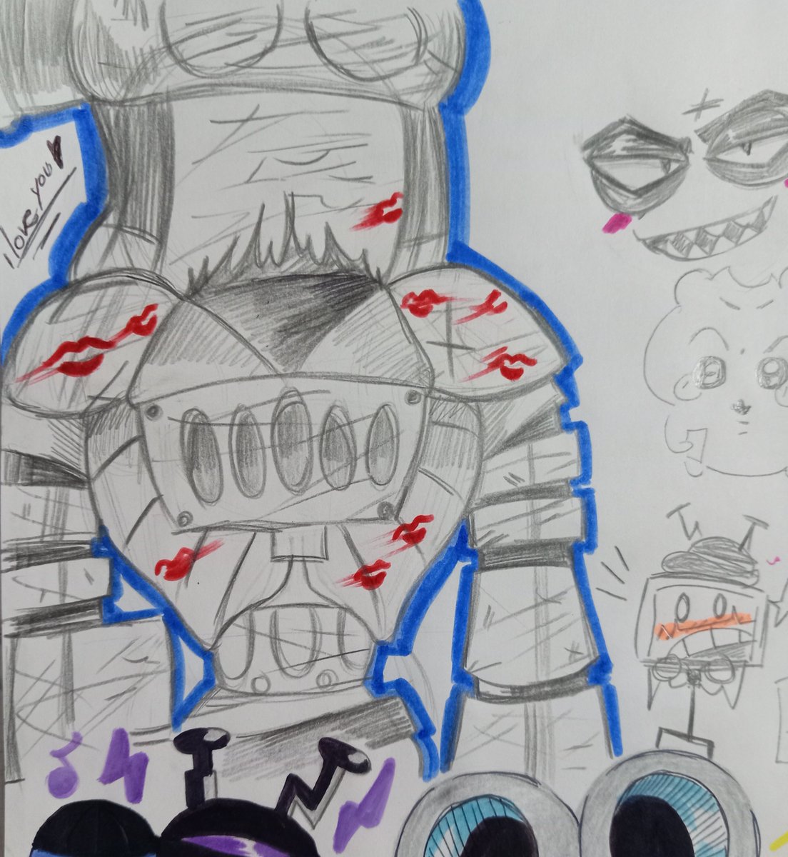 Mrp4801's tweet photo. Silly doodles 

#mrpuzzles #gunshow #mrwpnz #callingallvillains #doodles https://t.co/iwejJ57OST