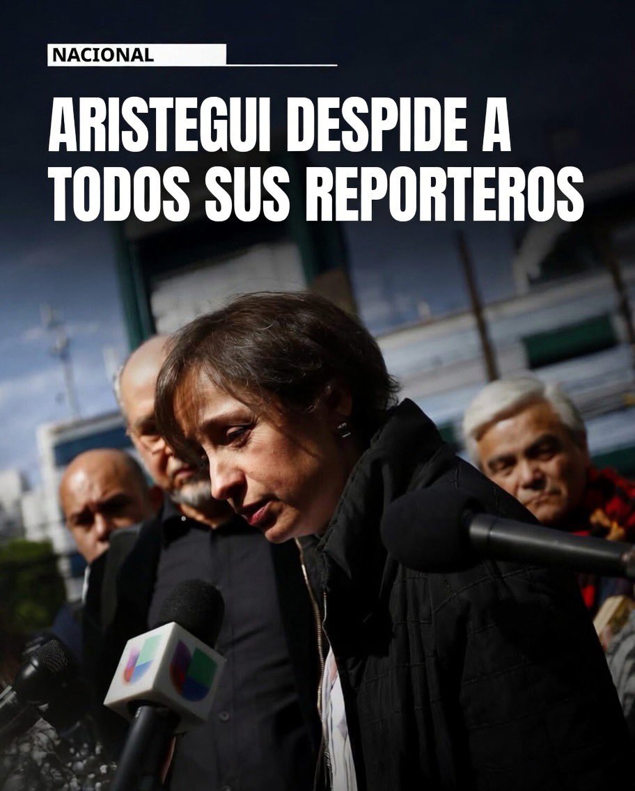 DosRunas's tweet photo. 🚨ÚLTIMA HORA. ARISTEGUI DESPIDE A TODOS SUS REPORTEROS.
Carmen Aristegui comunicó a su equipo el despido de toda la plantilla de reporteros y redactores.
Lo dijo Luis Guillermo Hernández: es un apocalipsis.
El programa seguirá. El portal seguirá. Pero ya no habrá investigación propia. Solo becarios y colaboradores a destajo. Un medio que sigue existiendo sin alma.
La causa es clara y material: se acabó la publicidad. Cuando el periodismo depende del anunciante, el anunciante manda. Baja el dinero, se va la plantilla. Así de simple.
Lo demás es consecuencia. Años de distanciamiento de las audiencias que alguna vez la legitimaron, de cerrar espacios a voces progresistas y de acomodarse a otras lógicas terminaron por vaciar el proyecto. Ahora solo queda la cáscara.
El periodismo de investigación no muere aquí. Se mueve. Hacia abajo. Hacia donde todavía se escribe sin pedir permiso al capital.
#AristeguiEnCrisis #MediosEnPicada #PeriodismoOMercancía