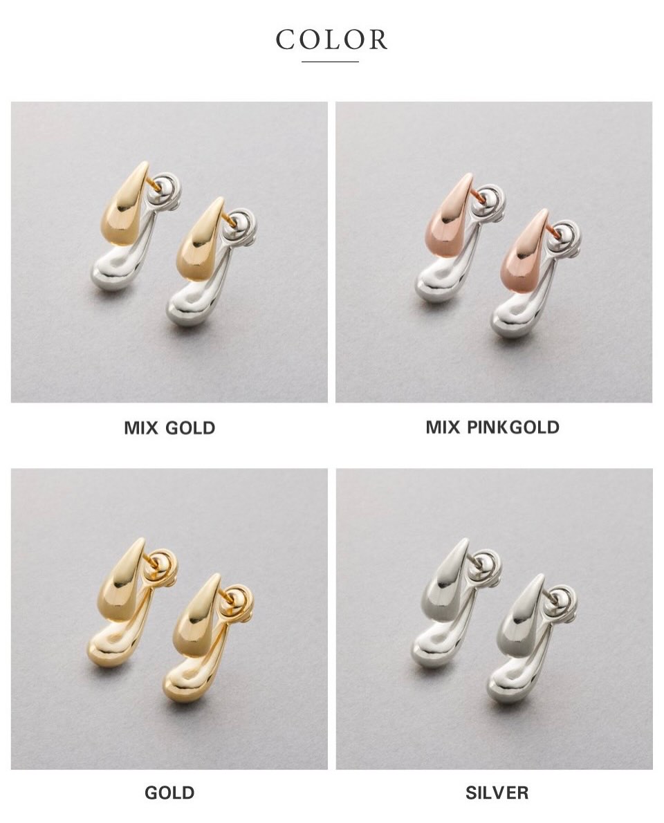 cream_dot's tweet photo. MIXカラーのティアドロップが艶めくバックキャッチピアス。

耳たぶを挟む奥行きのあるデザインが、こなれた雰囲気をプラスします。

お手持ちのキャッチに付け替えてシンプルなドロップピアスとしても使える優秀アイテム◎ https://t.co/H9JQOetNX2