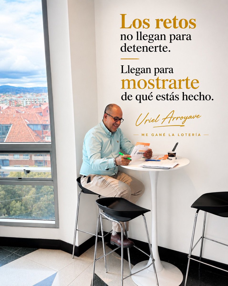 UrielArroyave's tweet photo. Los retos no definen quién eres.

La actitud con la que los enfrentas, sí.

La disciplina convierte los desafíos en resultados.

❤️ ¿Qué reto te hizo crecer?

#MeGanéLaLotería #Actitud #Disciplina https://t.co/kYVbKGdYF9