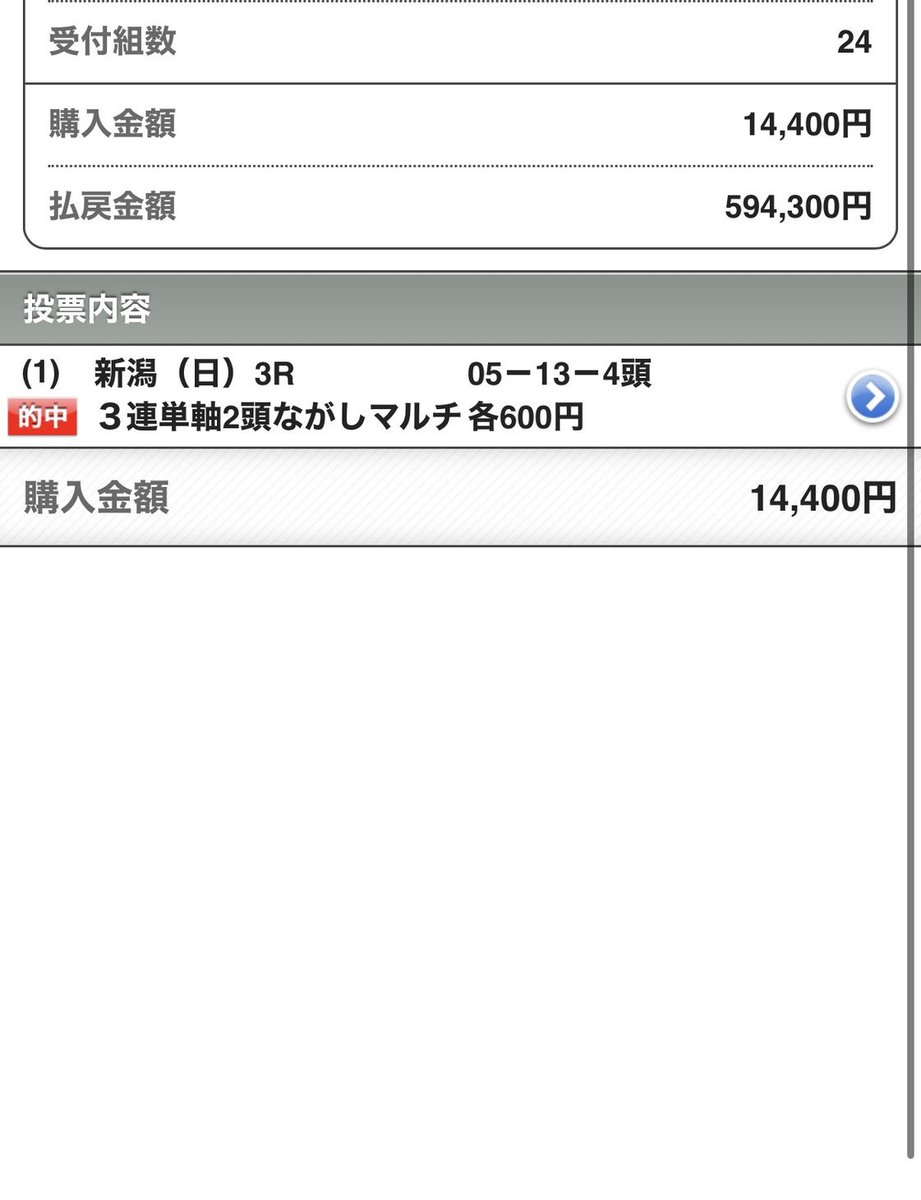 UMASUGIkeiba's tweet photo. 🎁8/8 土曜”勝負レース”プレゼント🎁
💌応募条件   ①いいね②RP③フォロー
⏰締切          8/7 20 : 00

💰先週中央 大勝利 （200万超回収）💰
---------------勝負レース------------- 
🎯新潟7R【S+】三連単23万払戻
🎯新潟3R【S】  三連単59万払戻
-----------------無料------------------
🎯札幌1R◎ローゾフィア       1着（31.3倍）
🎯札幌4R◎レイデラティエラ1着（37.5倍）