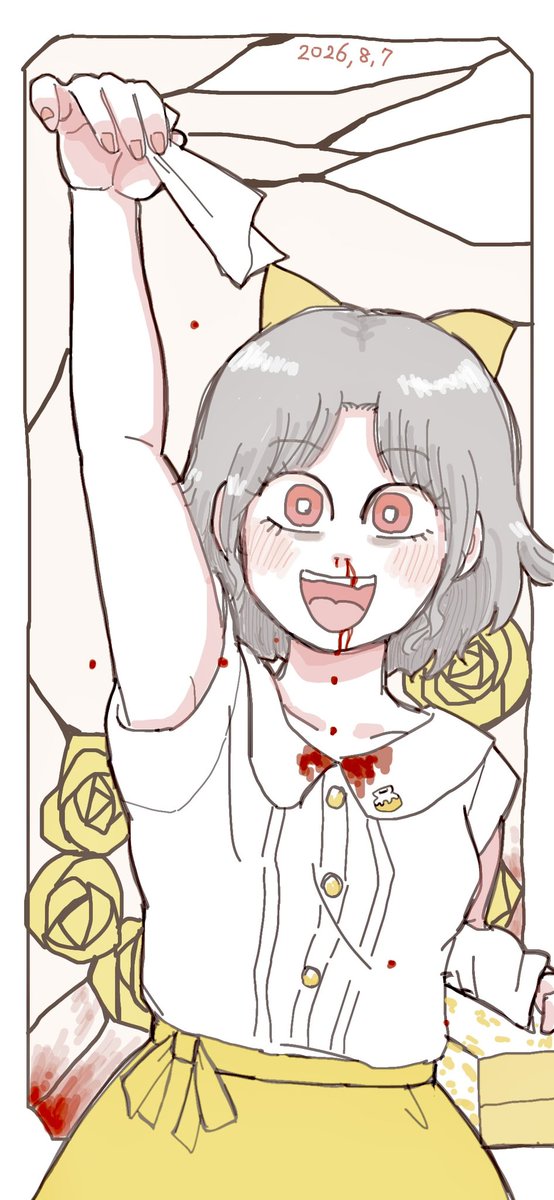 ack_hanadi's tweet photo. 8月7日は鼻の日！ https://t.co/rRkGp2BqhP