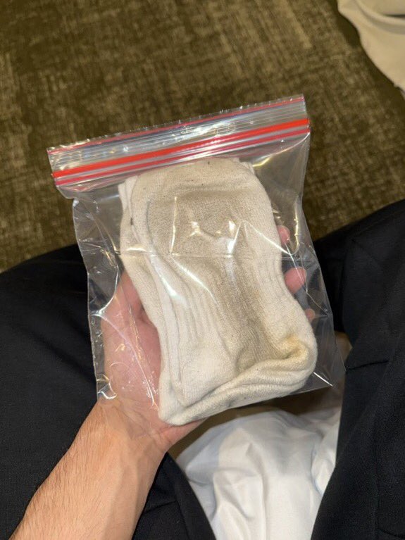 masterdavid48's tweet photo. Sent these ripe, sweaty socks off to a lucky sub yesterday 😈 Who’s next? https://t.co/G3PcODps6S