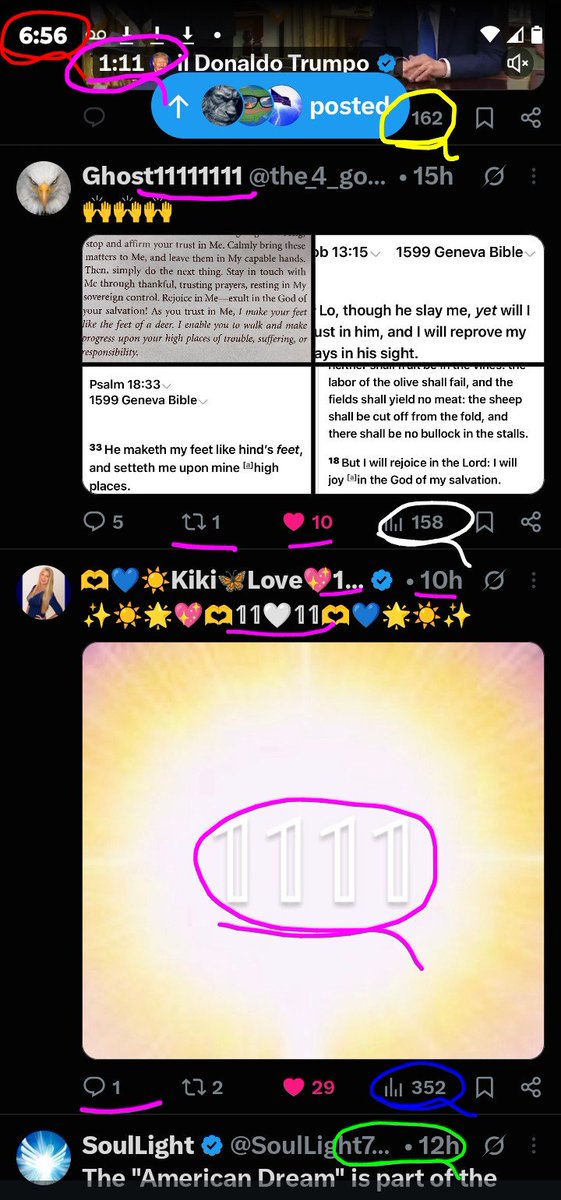 DeanDavis33's tweet photo. 6️⃣5️⃣6️⃣ #SixFiveSix
1️⃣6️⃣2️⃣ #OneSixTwo
😏 #WhatAreTheOdds 😁
1️⃣5️⃣8️⃣ #OneFiveEight
3️⃣5️⃣2️⃣ #ThreeFiveTwo
7️⃣1️⃣2️⃣ #SevenOneTwo 🐸
2️⃣4️⃣1️⃣ #TwentyFourOnes 🐇 https://t.co/ixI2tEta9h