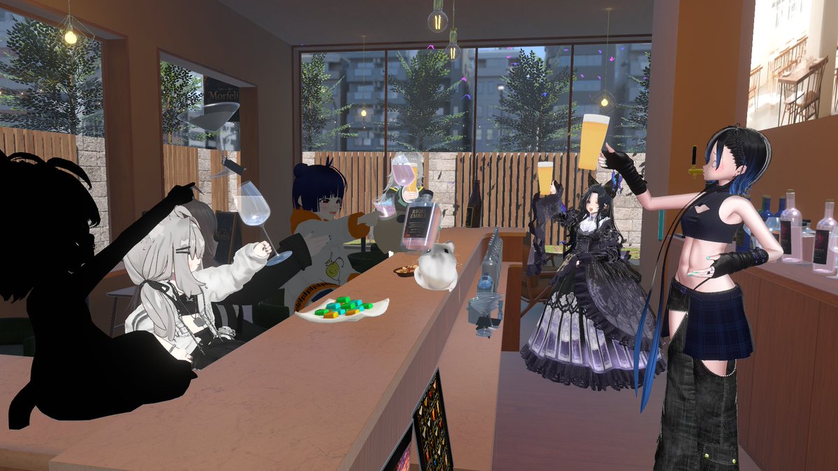 morfelis's tweet photo. #モルフェリス
#VRChat 
皆様のおかげで早くもグループ人数100人達成出来ました！
本当に有難う御座います！
今後も皆様の「羽を休める場所」を目指し、お店作りしていきますので、どうぞ宜しくお願い致します！
　　　　　　　　　　　　　　　　　　　キャスト一同 https://t.co/4DXguswCOo
