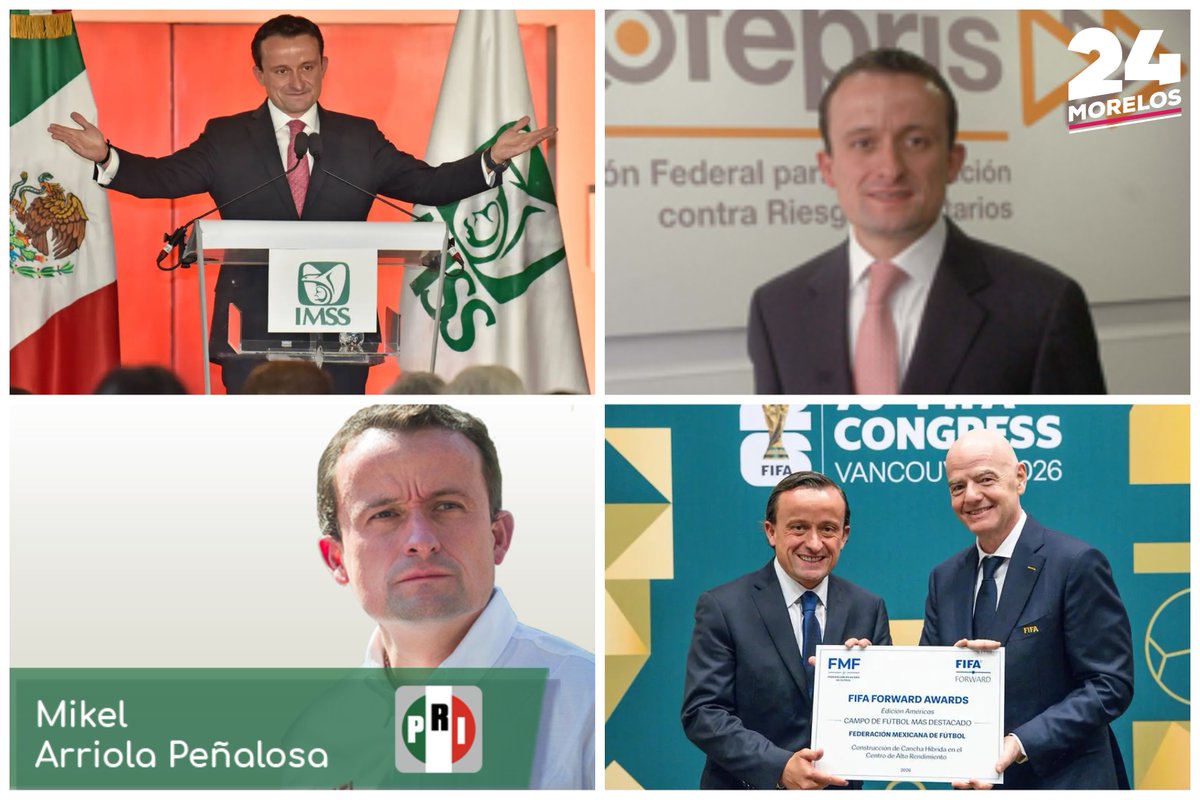 24_morelos's tweet photo. EL VERDADERO TODÓLOGO MEXICANO

Pocos currículums presumen la versatilidad de Mikel Arriola. Tras dirigir el #IMSS, la #COFEPRIS y competir por la #CDMX, el destino le llevó el reto definitivo, comandar el fútbol mexicano al frente de la #LigaMX y la FMF.

Porque si puedes estar a cargo del IMSS, ¿qué tan difícil puede ser coordinar el fútbol mexicano?