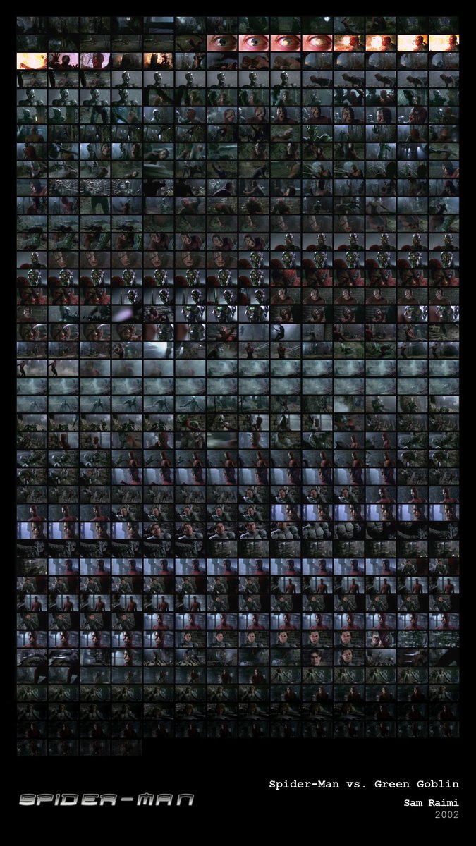 madebyframes's tweet photo. Spider-Man Scenes

Peter's Powers
The World Unity Festival
The Upside-Down Kiss
Spider-Man vs. Green Goblin

Sam Raimi • 2002 https://t.co/2Aj2mCMzJ5