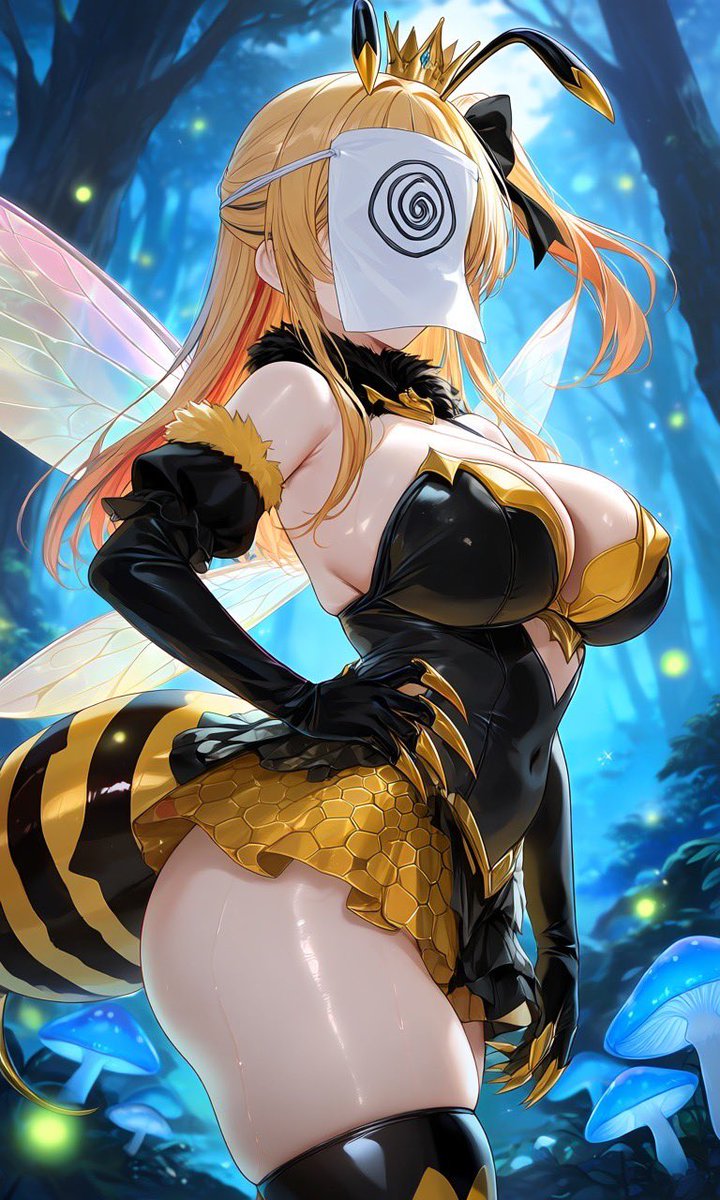 BeeQueenMelissa's tweet photo. So I was rummaging around my throne room, and I found an old treasure of mine~! *Puts on the paper viel* Oh my me, this takes me back to when I was a young ERASED girl~ Back then I was just a number, now I’m a bee-utiful queen with a hive of my own~ https://t.co/eJM26QLlMh