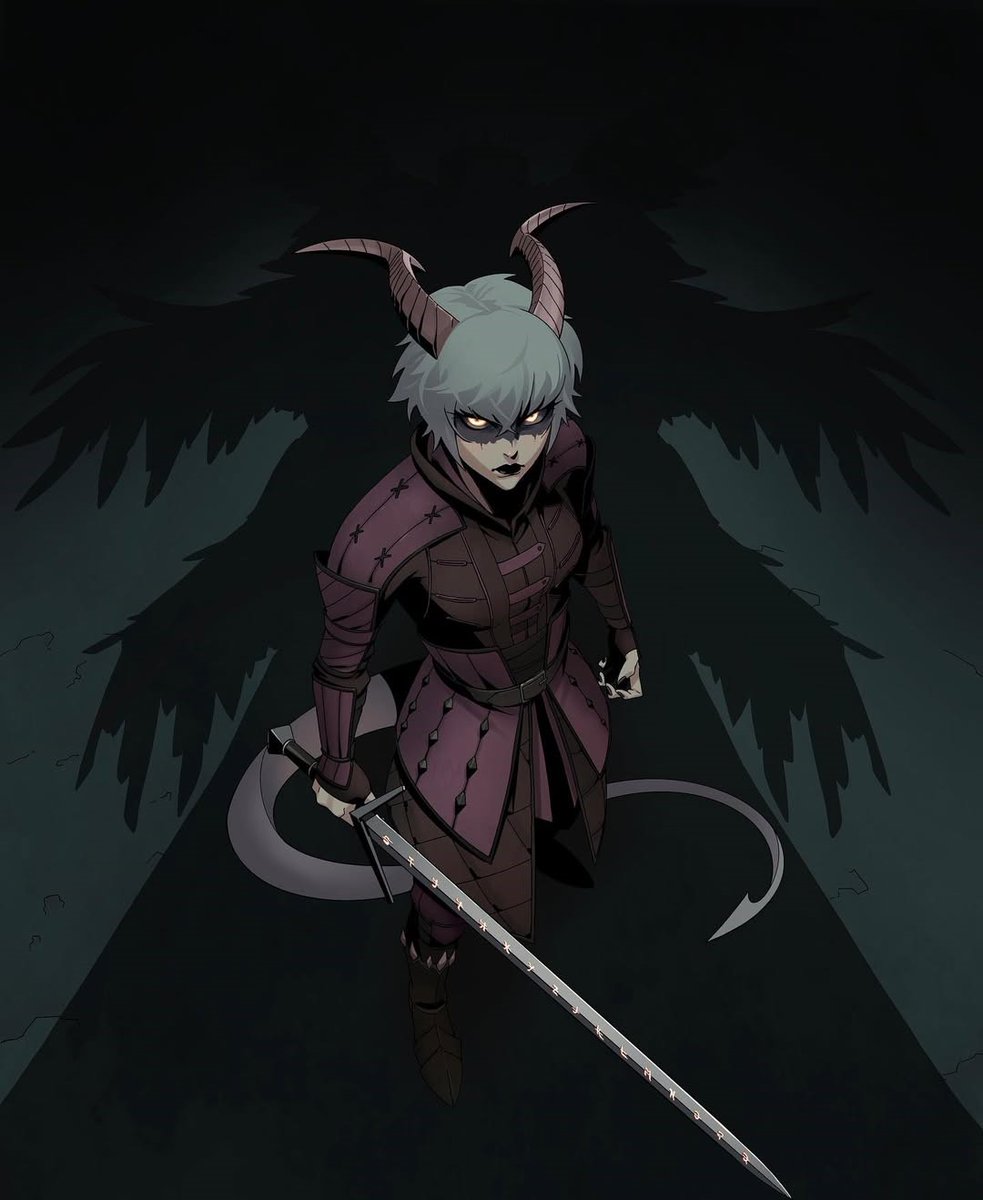 BThompson97041's tweet photo. Every warrior carries a story worth telling. ⚔️🖤

#dndart #fantasycharacter #characterdesign #digitalartists https://t.co/AprinQ7scE