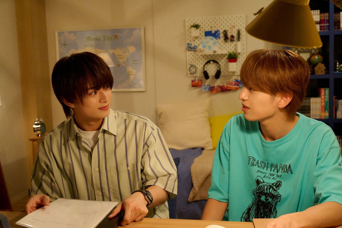 thetvjp's tweet photo. #浮所飛貴“蒼汰”、お泊りの夜に
#深田竜生“夏輝”に胸の内を明かし感動呼ぶ
「胸に来る」の声＜#夏色の雲が恋と嵐をまきおこす＞

▼記事の続きはこちら
https://t.co/f0mHDM5nnU

#夏雲嵐 https://t.co/bMX26NoBx9