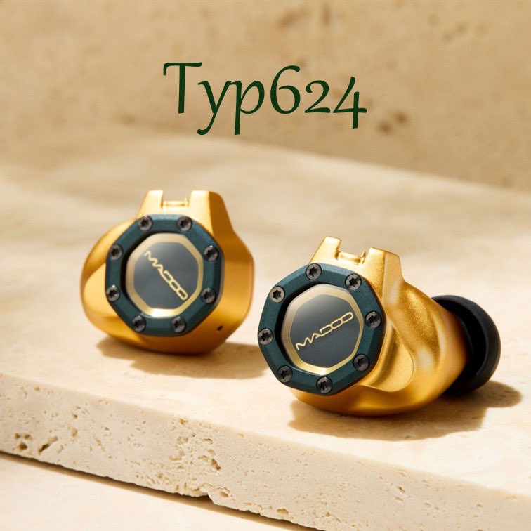 madoo_audio_jp's tweet photo. 【新製品】"Ortho"1基 搭載『Typ624』
「Typ623」に対し、「Typ624」では低音の質感や響きに異なるアプローチを採用。その違いが中高音域の聴こえ方にも変化をもたらし、個性の異なるサウンドを実現しています。
本日予約開始、2026年8月28日発売！
https://t.co/l8nxFVx9bT
#MADOO #Typ624 #イヤホン https://t.co/msiFjIaJhF