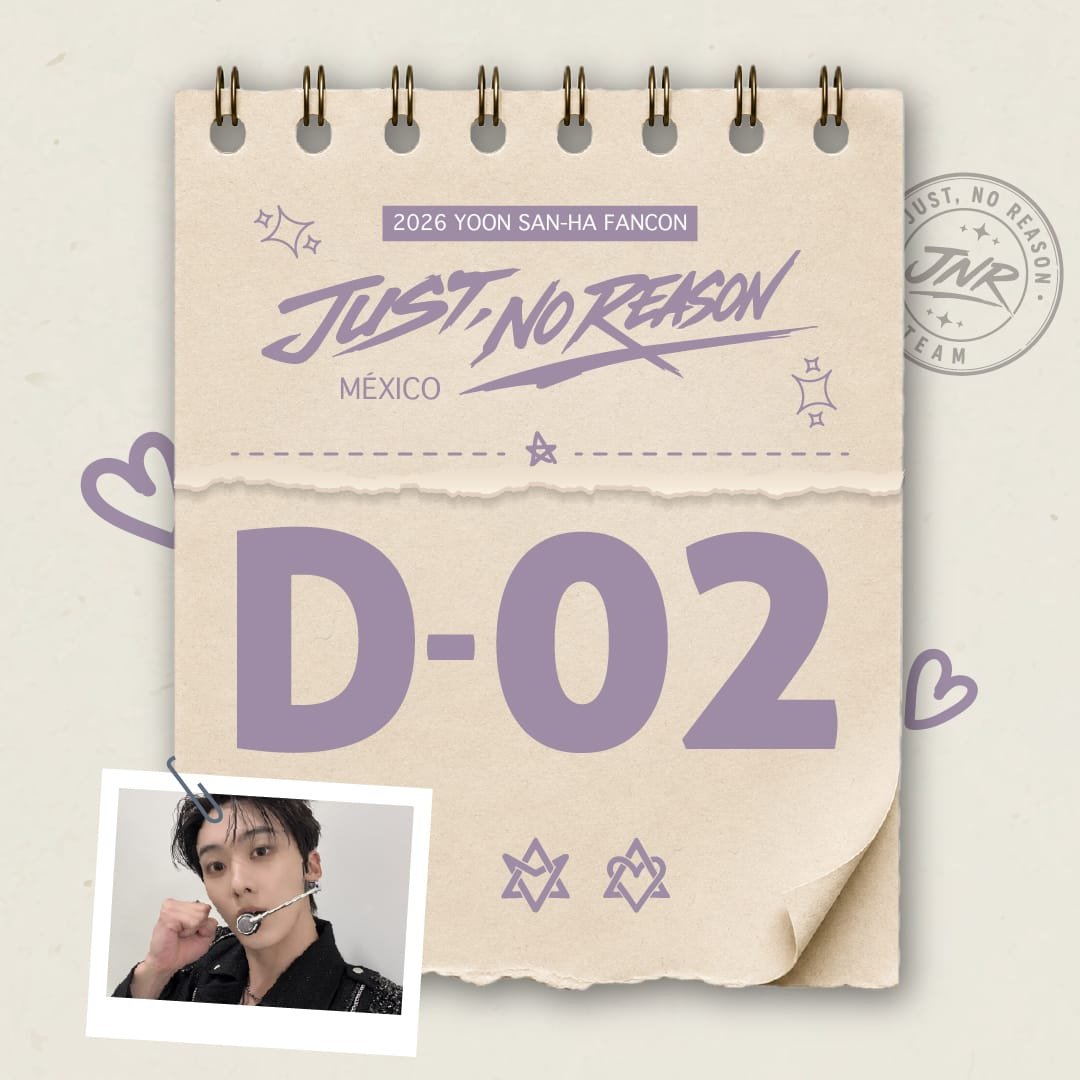 YoonSanhaLatam's tweet photo. [🗓️ CUENTA REGRESIVA]

#AROHA, faltan 2 días para el Fancon de #YOONSANHA: "Just, No Reason" en Ciudad de México. 😍

#윤산하 #산하 #ユンサナ #아스트로 #ASTRO @YOONSANHA_offcl https://t.co/weHWZGsQw1