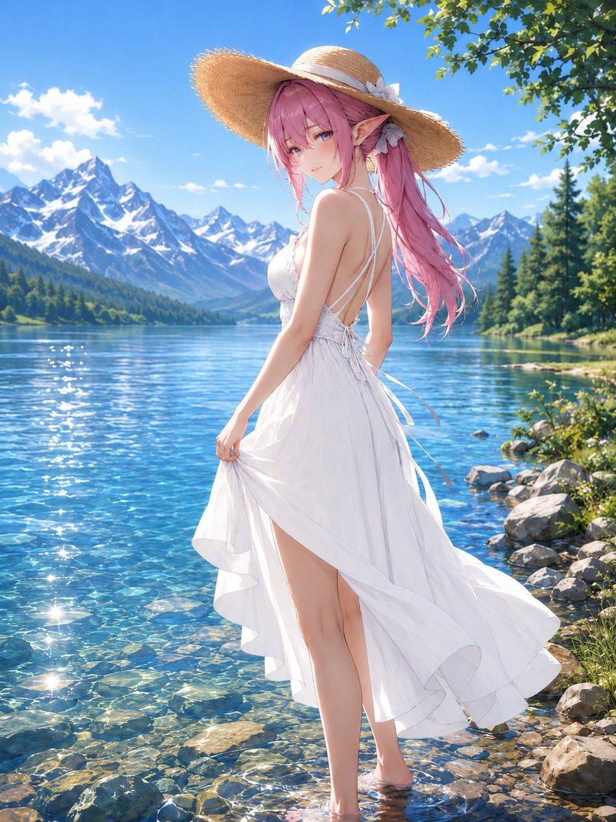 dh2747's tweet photo. #麦わら帽子に夏を乗せて
アイさんのサービスショット… https://t.co/bSGSYQ0ap3