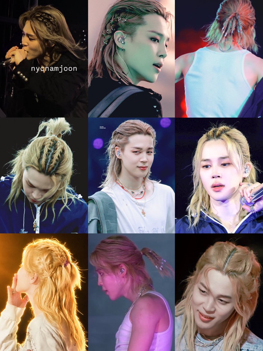 jjmmnnie's tweet photo. The hair stylist deserves a raise, a promotion, and a crown because look at Jimin's hair 😭🤍 https://t.co/OoltctbDu9